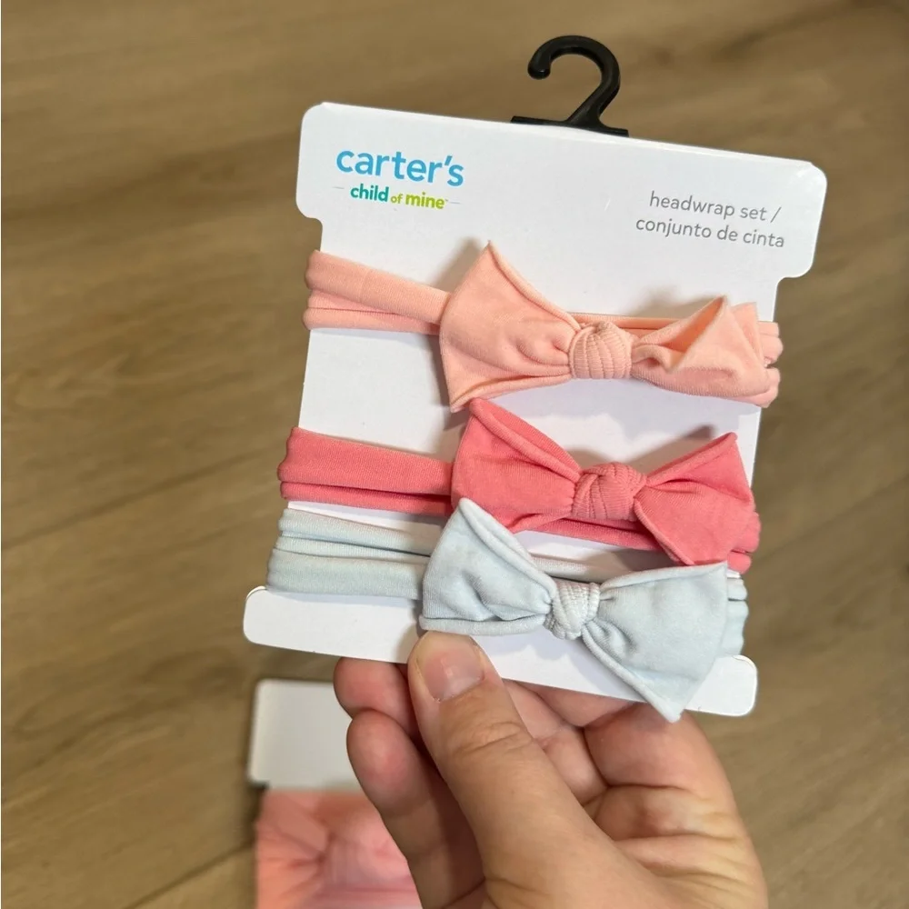 CARTERS/BUNDLES BABY PLACE bows - Picture 2 of 4